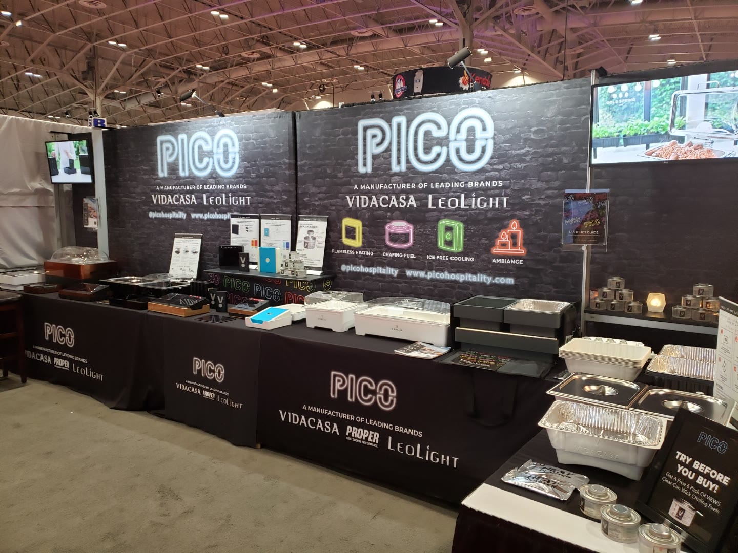 PICO / Vidacasa full booth display at NRA Show